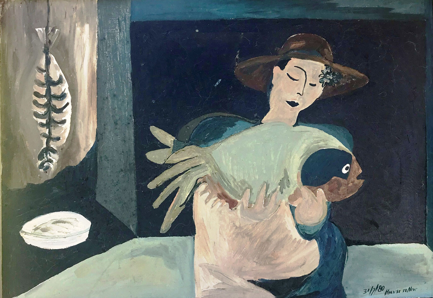 1 Woman with a Big Fish